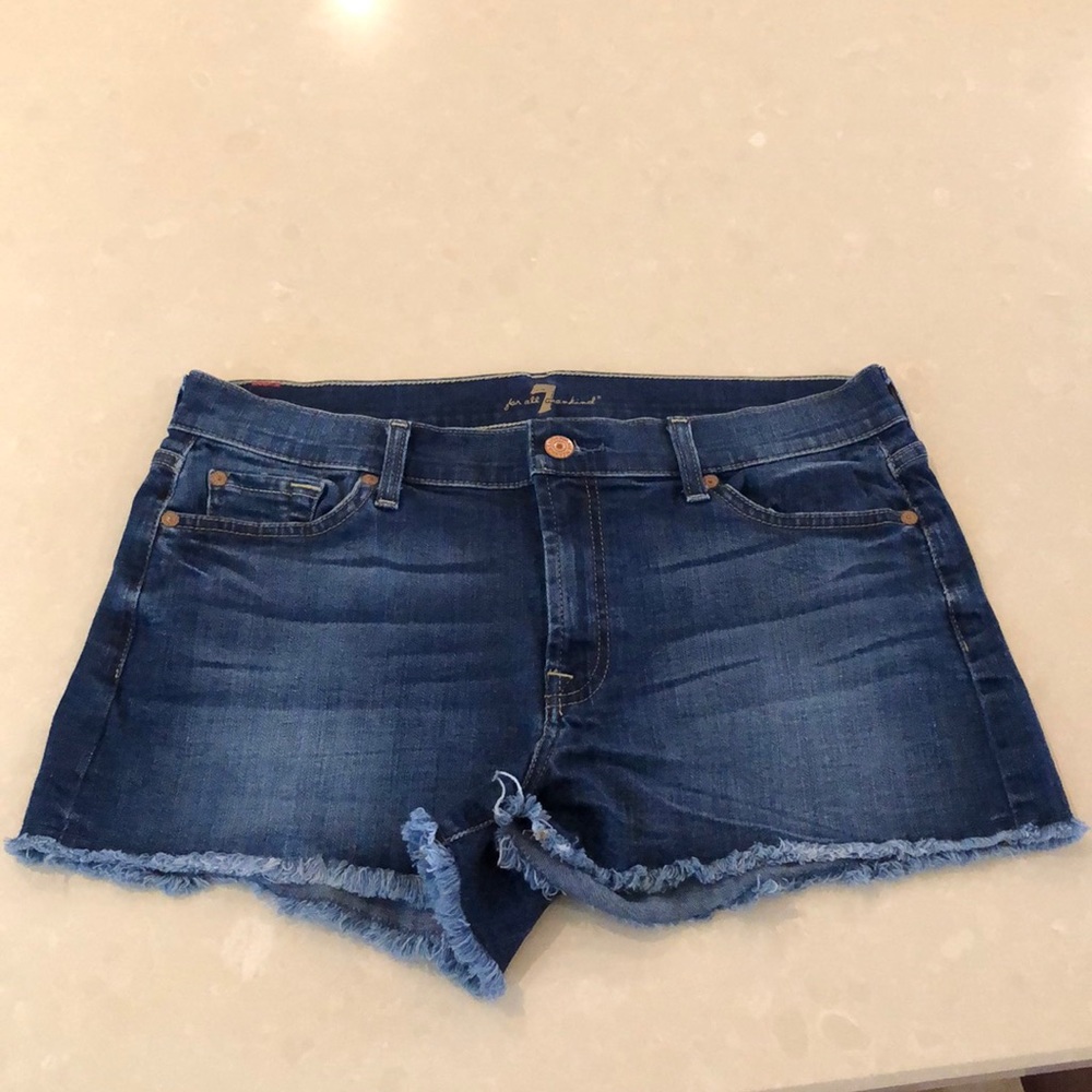 7 for All Mankind Jean Shorts